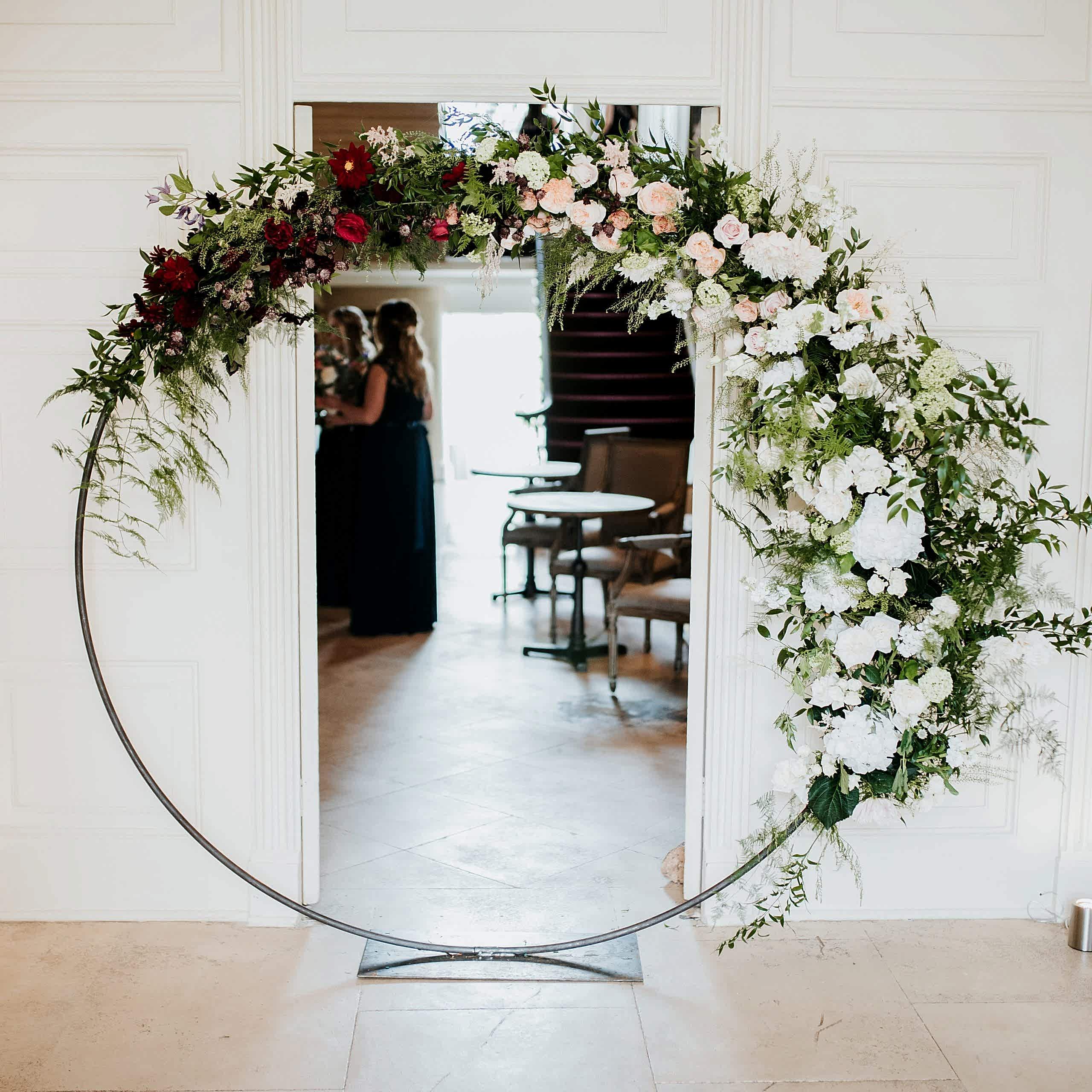 Floral hoop