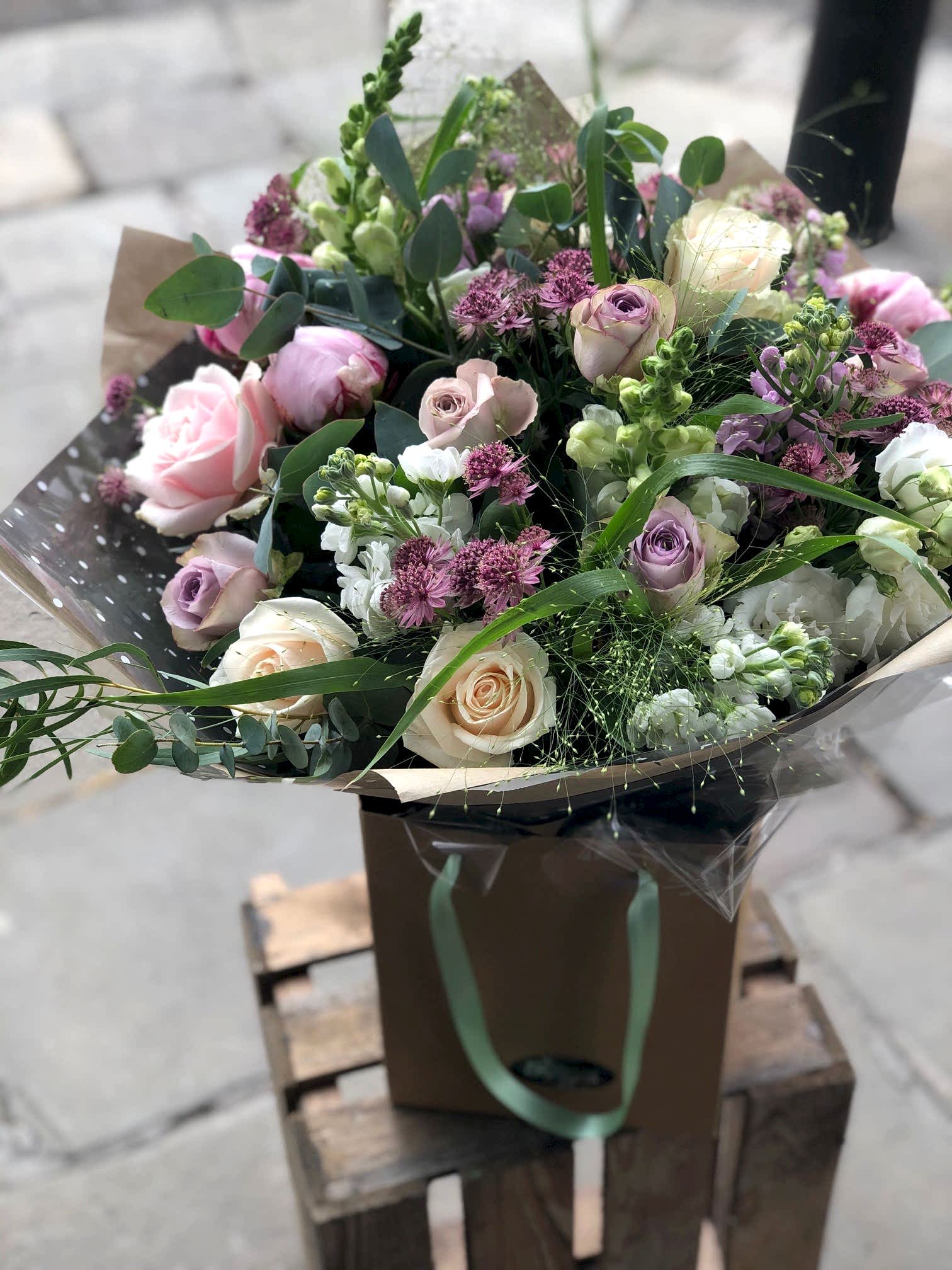 Dusky Opulence flower bouquet