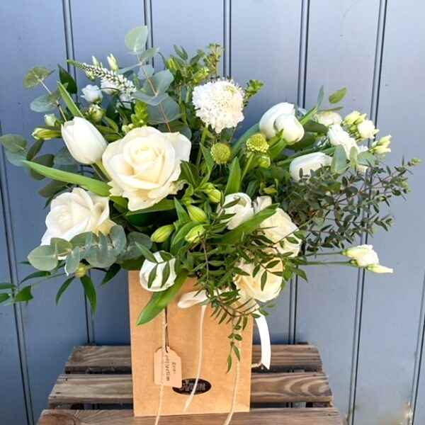 eco-friendly flower arrangement
