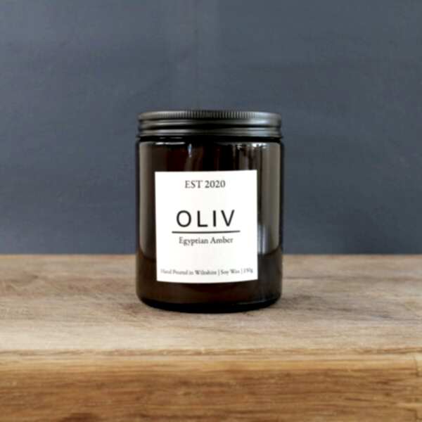 Beautiful scented candle