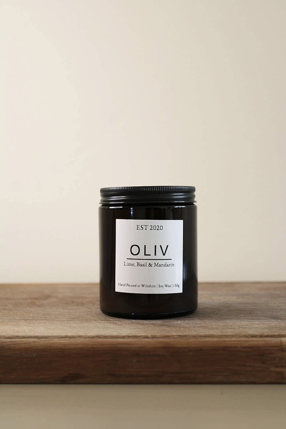 lime basil candles