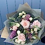 Soft pastels bouquet of flowers
