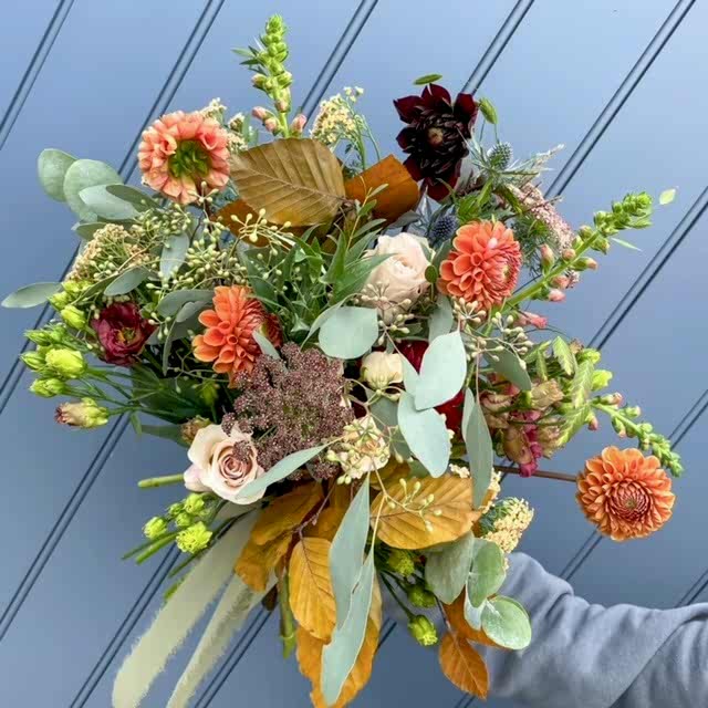 orange flower bouquet