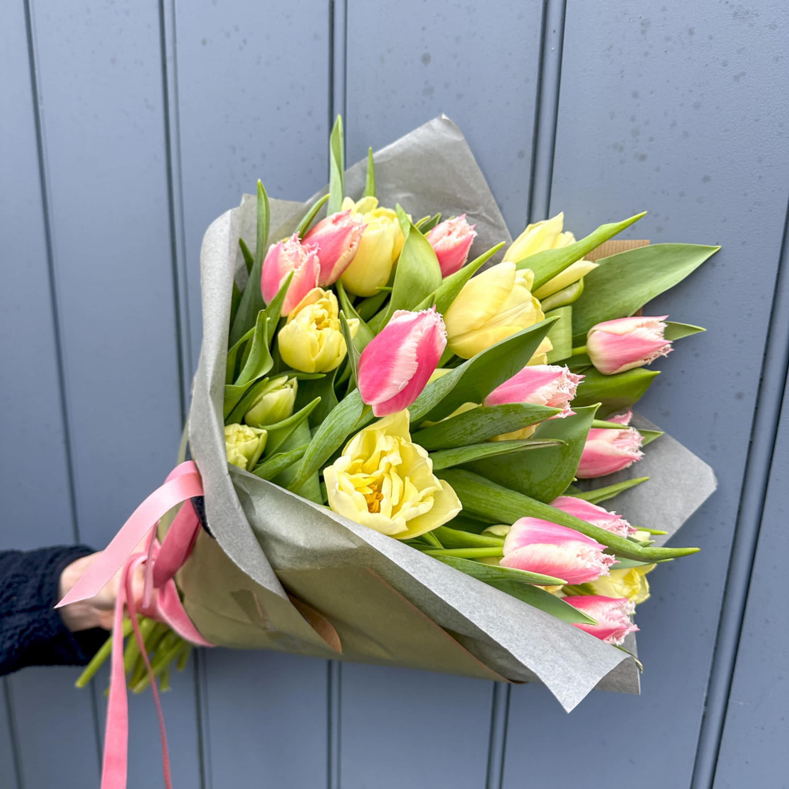 Bouquet of Tulips in Bath for valentines flowers